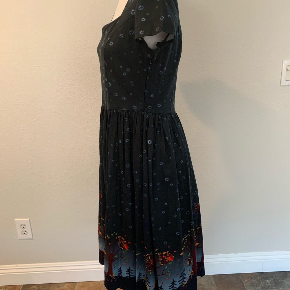 Banned Apparel Rockabilly Owl Dress - Picture 6 of 8